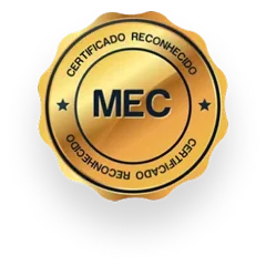 Selo de certificado reconhecido pelo MEC